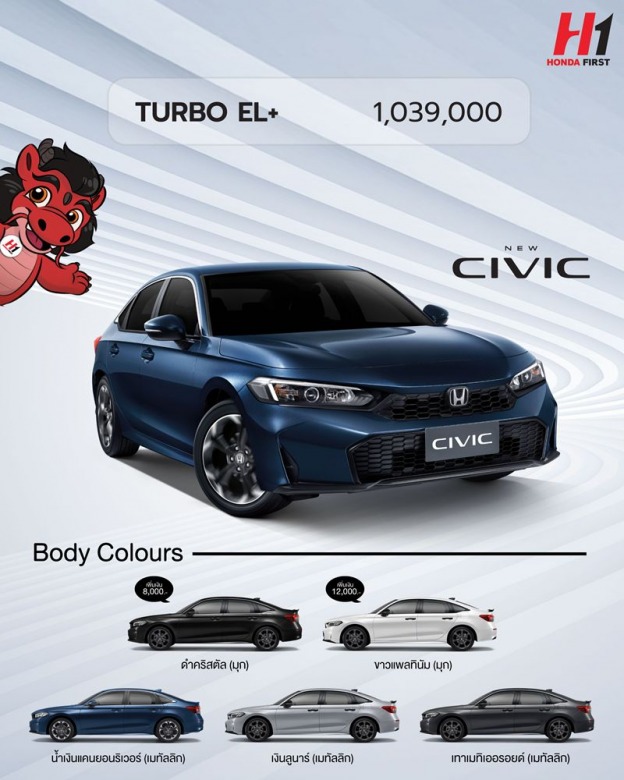 โปรโมชั่น_Honda-Price%26Color-Civic-Turbo