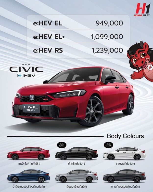 โปรโมชั่น_Honda-Price%26Color-Civic-eHEV