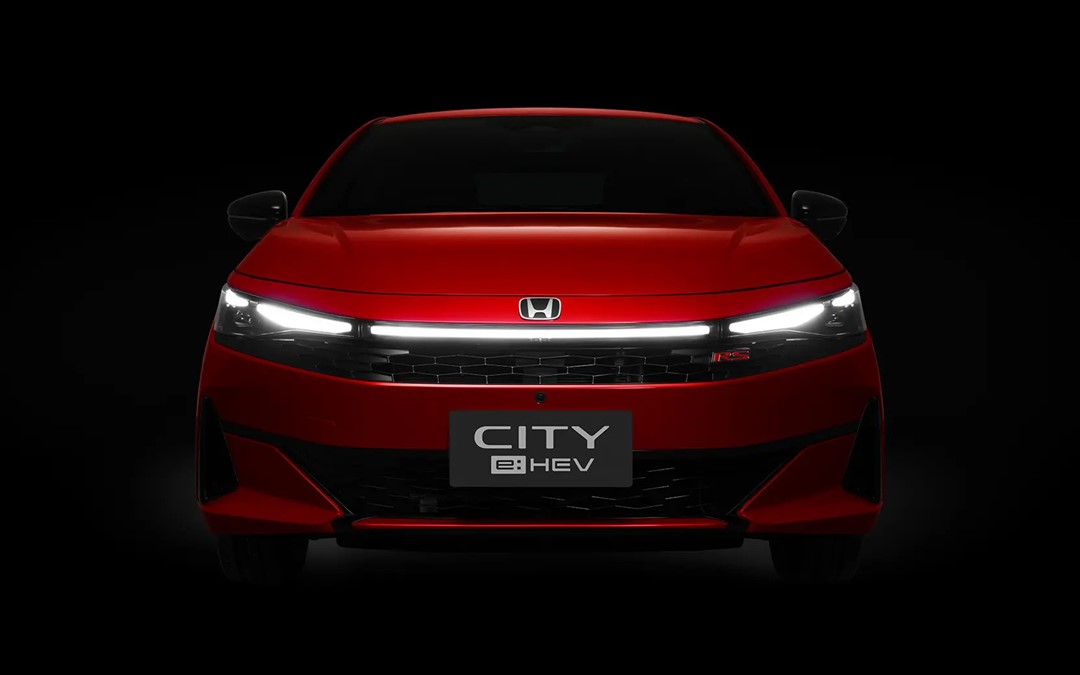 Honda City e HEV RS หน้าตาไฟหน้าใหม่ 2026 Honda City e HEV RS หน้าตาไฟหน้าใหม่ 2026