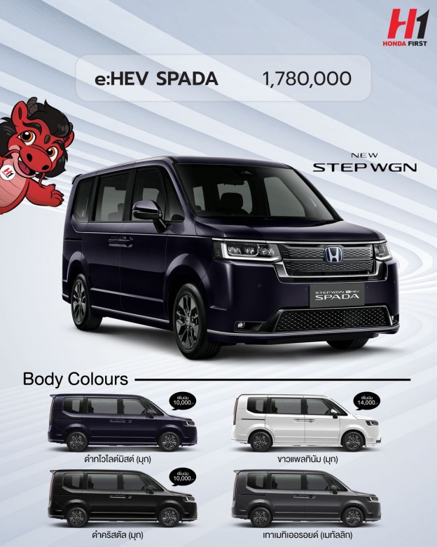 STEP WGN eHEV ราคา