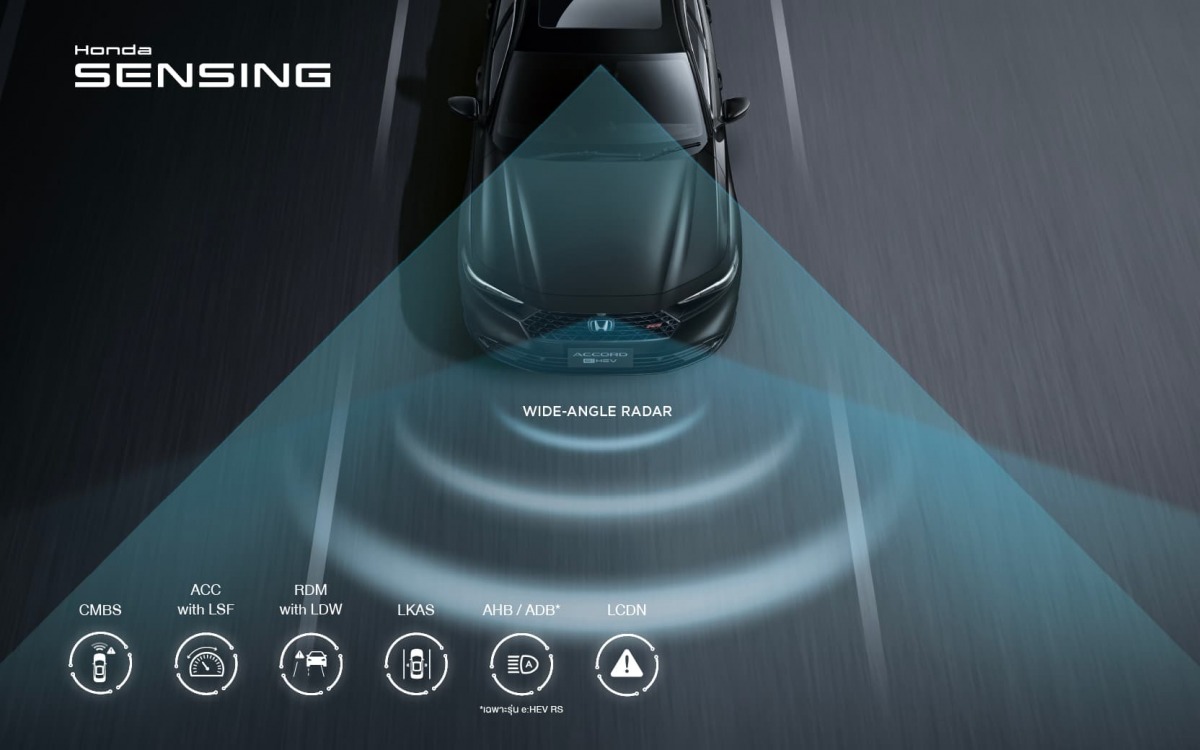 honda accord sensing